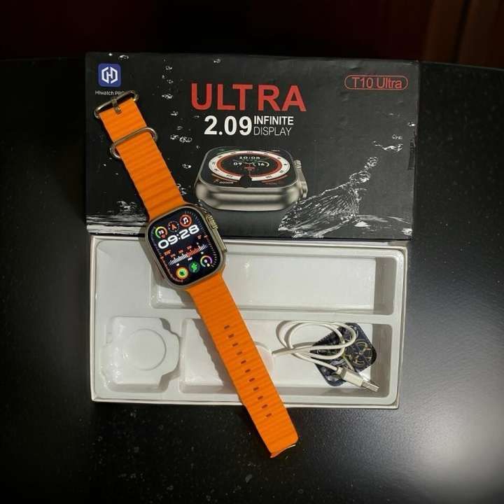 Ultra T10 watch ( black , sliver ,orange)