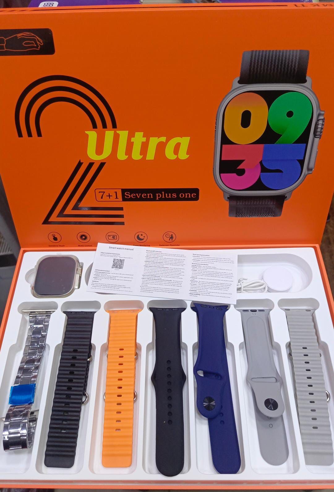 Ultra watch 2 with 7 + 1  straps