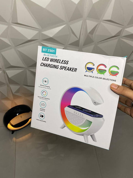 BT-3401 LED Wireless Phone Charger Bluetooth Speaker