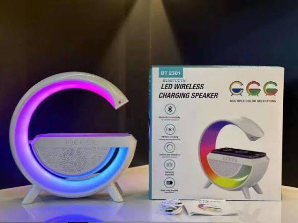BT-3401 LED Wireless Phone Charger Bluetooth Speaker
