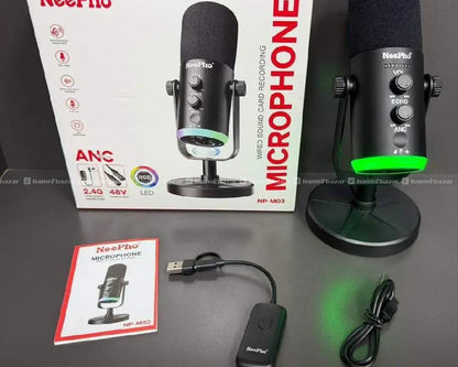 NP-M03 microphone wired sound and card recording