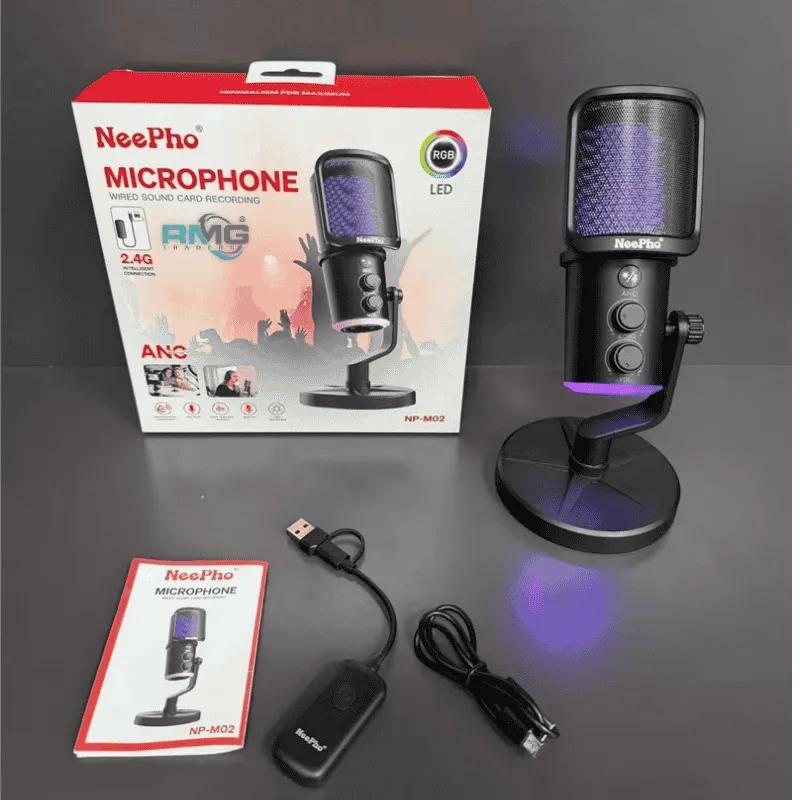 NP-M03 microphone wired sound and card recording